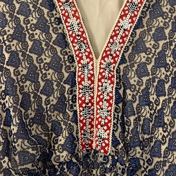 Anthropologie Oda Embroidered Maxi Dress by Vineet Bahl - Picture 4 of 6